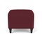 Lesro Siena Lounge Reception 1 Seat Bench, Black, OH Wine Upholstery SN1001 - alternate 1